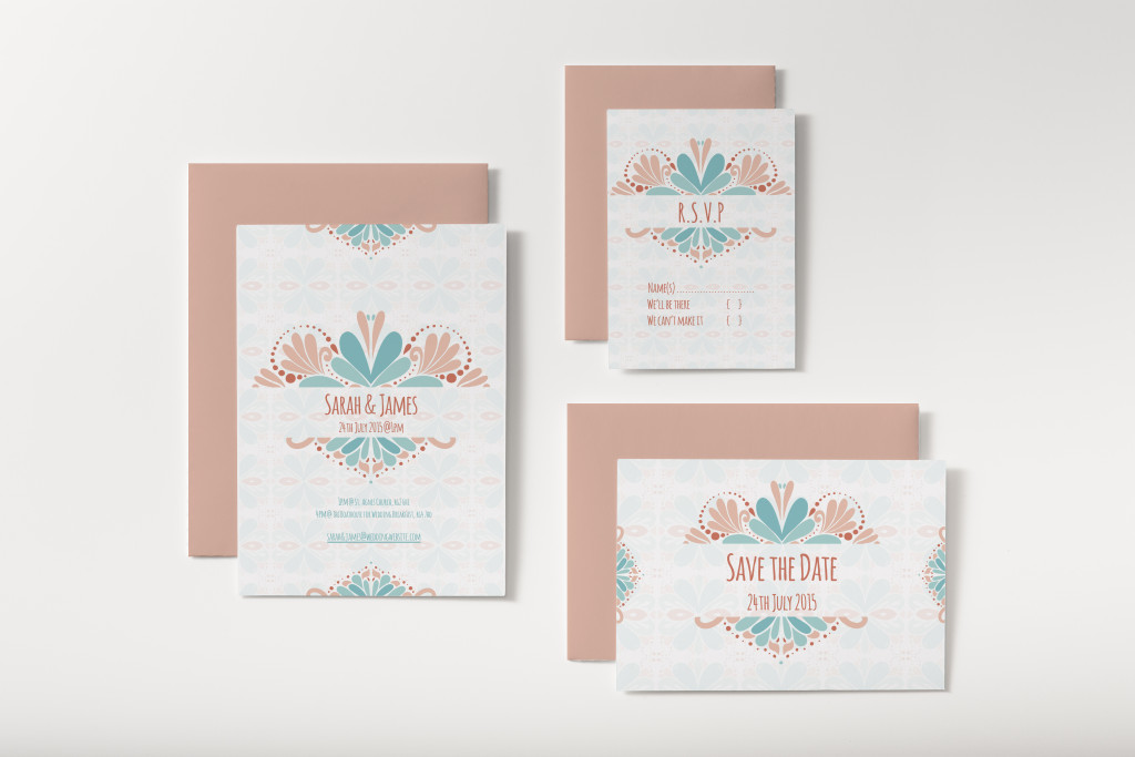 Pattern Wedding invite All